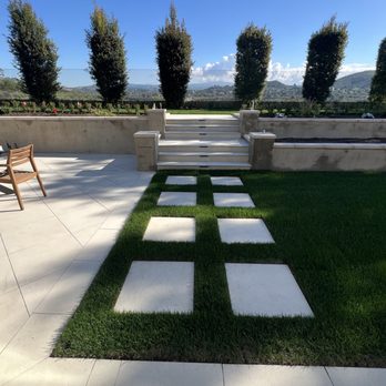Left Coast Pavers - Steppingstones built with 24" x 24" paver tiles - Masonry/Concrete Near Me Left Coast Pavers - Steppingstones built with 24" x 24" paver tiles - Masonry/Concrete Near Me