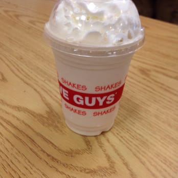 Five Guys - Holy crap!! Free mix-ins! Peanut Butter Salted Caramel - Burgers Near Me - Boston, Massachusetts