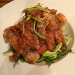 The Otter & Fish - Crispy beef salad with sweet chilli sauce