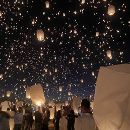 Lantern release Lantern release