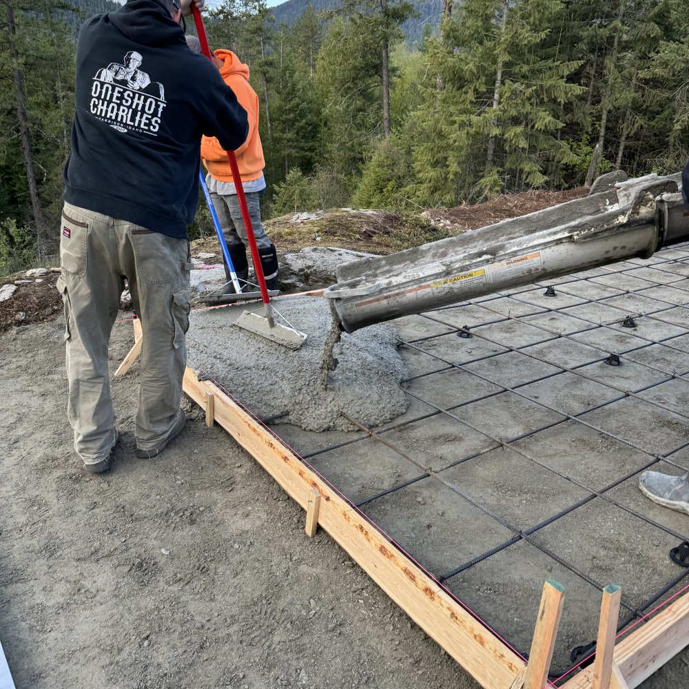 Master Key Construction - Two 9' x 48' x 6" slabs formed, rebar, poured and finished in two days flat! - General Contractors Near Me Master Key Construction - Two 9' x 48' x 6" slabs formed, rebar, poured and finished in two days flat! - General Contractors Near Me