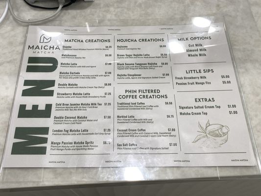 Menu photo 2 Maicha Matcha Arcadia, CA Menu photo 2 Maicha Matcha Arcadia, CA