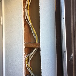 Shawn Swearingen Electric - New wiring ran inside the wall from the subpanel to the switch box. Homerun from the subpanel.