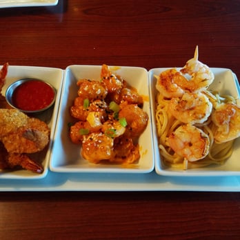 Ruby Tuesday - Shrimp trio is awesome! Can't wait to dig in. - American Near Me - Rockledge, Florida