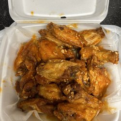 A' Amor'e Pizzeria Grill & Pub - 20 piece bone in spice garlic wings, would argue that these are the best wings in all of Tampa bay!