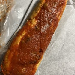 Lake Store - Frozen meatball sub . Seriously , the meatballs were partially frozen still when I took a bite ! Where's the cheese ?!