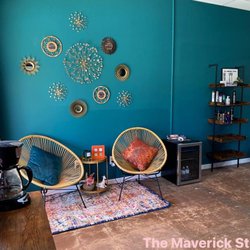 Welcome to The Maverick Studio
We've refurnished our waiting area:
New sitting area
New Retail Shelves
Waiting on our new Keurig ,