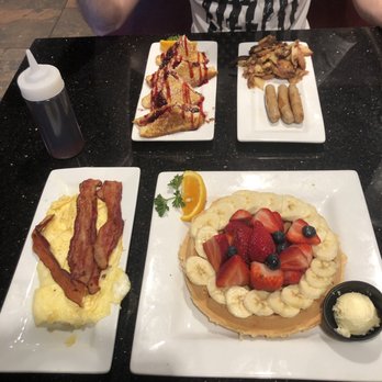 Keke's Breakfast Cafe - Florida Waffle Combo and Raspberry Stuffed French Toast Combo - Breakfast & Brunch Near Me - Lutz, Florida Keke's Breakfast Cafe - Florida Waffle Combo and Raspberry Stuffed French Toast Combo - Breakfast & Brunch Near Me - Lutz, Florida