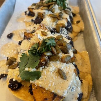Broken Symmetry - Winter squash tostadas - Brewpubs Near Me - Bethel, Connecticut Broken Symmetry - Winter squash tostadas - Brewpubs Near Me - Bethel, Connecticut