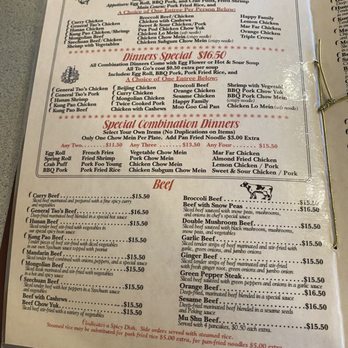 Chan's Restaurant - Menu - Chinese Near Me - Brookings, Oregon