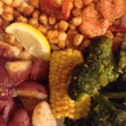 Seafood Junction - Closeup of my steamed perfection and not dripping in butter!!