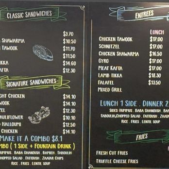 De Babel - Menu 10/2025 - Mediterranean Near Me - Scottsdale, Arizona