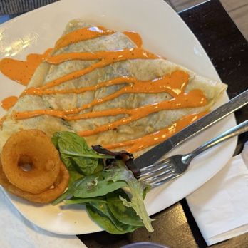 MeMe's Cafe - Chicken veggie crepe - American Near Me - Springdale, Utah