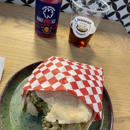 Falafel  and KiiTOS Amber Ale  FRIYAY