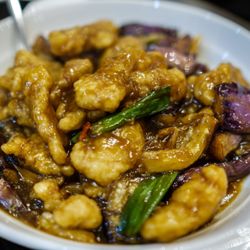 Happy Fishman - Fish with eggplant