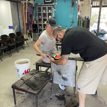 The Melting Point - Shaping our pot. - Art Galleries Near Me - Sedona, Arizona The Melting Point - Shaping our pot. - Art Galleries Near Me - Sedona, Arizona