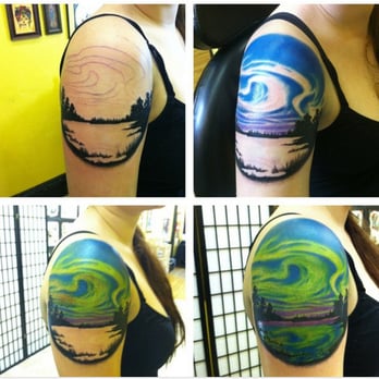 Regeneration Tattoo - My beautiful Northern Lights. - Tattoo Near Me - Allston, Massachusetts