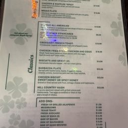 Brunch Menu