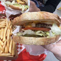 Double French Cheeseburger