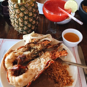 Villa Ortega's - Lobster special (comes with rice, beans, tortillas) - Seafood Near Me - Puerto Nuevo, BCN Villa Ortega's - Lobster special (comes with rice, beans, tortillas) - Seafood Near Me - Puerto Nuevo, BCN