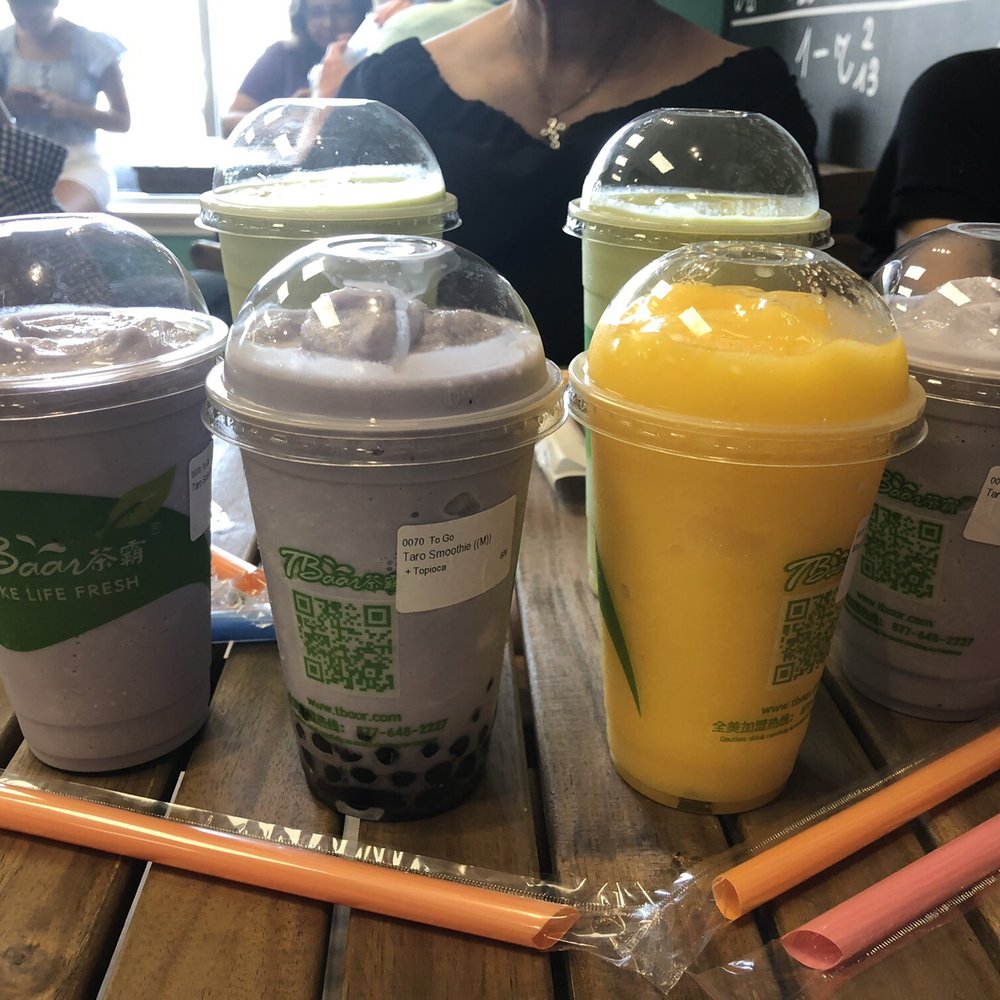 Tbaar Cafe Oakleaf - Great refreshing drinks to get when it's hot outside. We got Taro smoothies, mango smoothies, and avocado smoothies. - Cafes Near Me - Jacksonville, Florida