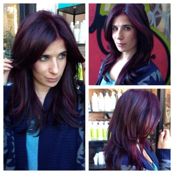 Gracie B Hair - Magenta color - Hair Stylists Near Me Gracie B Hair - Magenta color - Hair Stylists Near Me