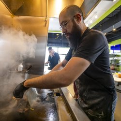 Pita Fusion - Lake Creek - On the grill!