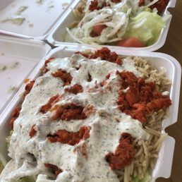 Chicken over rice