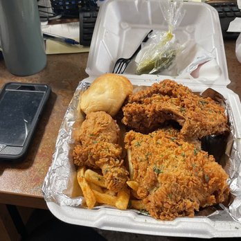 Cajun Craft - Fried 3 Pieces Chicken Plate - Cajun/Creole Near Me - Waco, Texas Cajun Craft - Fried 3 Pieces Chicken Plate - Cajun/Creole Near Me - Waco, Texas