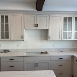 Nunez Building Systems - New kitchen cabinets and gorgeous, quartz countertops
