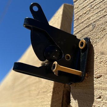 Hannon Fence - This is how all the hardware or any small detail ends up looking.... I found other screws on the ground that already fell out. lol - Fences & Gates Near Me Hannon Fence - This is how all the hardware or any small detail ends up looking.... I found other screws on the ground that already fell out. lol - Fences & Gates Near Me