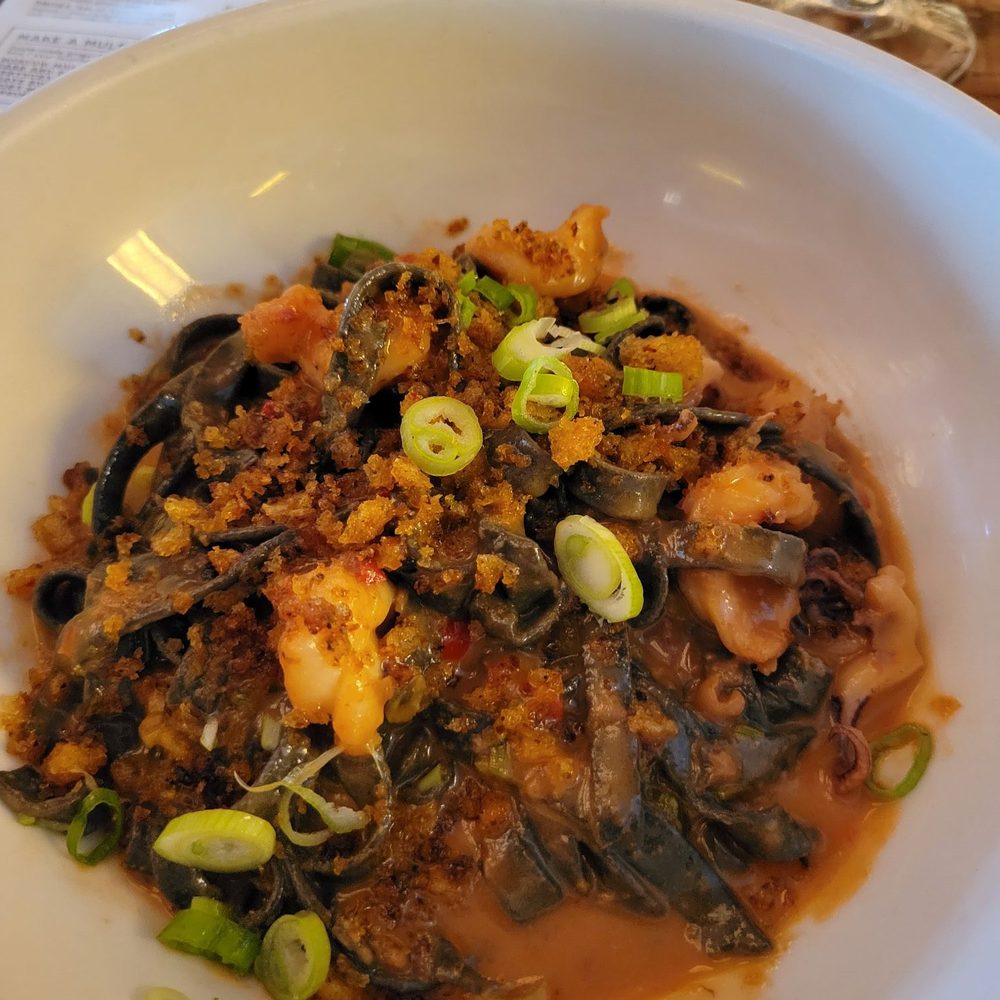 The Smith - Squid ink tagliatelle - New American Near Me - Chicago, Illinois The Smith - Squid ink tagliatelle - New American Near Me - Chicago, Illinois