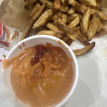 The Wieners Circle - Brown cheese sauce??? - American Near Me - Chicago, Illinois