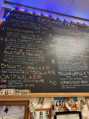 Menu photo 3 Daylight Donuts Breckenridge, CO