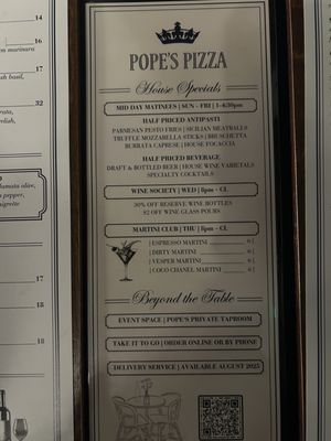 Pope's Pizza by null