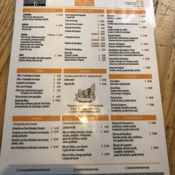 Padaria da Esquina - Menu - Bakeries Near Me - São Paulo, SP