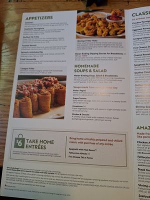 Menu photo 7 Olive Garden Italian Restaurant Temecula, CA
