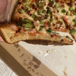 Choice Pizza - Undercooked doughy pizza