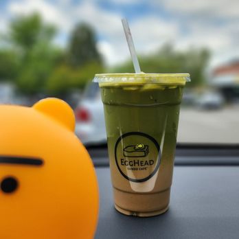 Egghead Sando Cafe - Matcha coffee latte :) - Breakfast & Brunch Near Me - San Ramon, California Egghead Sando Cafe - Matcha coffee latte :) - Breakfast & Brunch Near Me - San Ramon, California