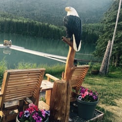 Eagles Landing - The view from the cabin