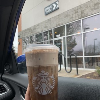 Starbucks - Outside the store and chocolate cream cold brew - Coffee & Tea Near Me - Schaumburg, Illinois