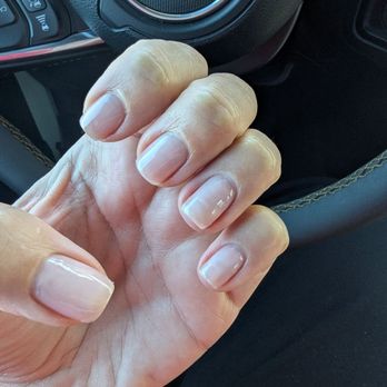 Capucci Nails - Growing out nails... And she hooked me up with soft gel which helps me not have breaking/jaggy nails. - Nail Salons Near Me - Tampa, Florida Capucci Nails - Growing out nails... And she hooked me up with soft gel which helps me not have breaking/jaggy nails. - Nail Salons Near Me - Tampa, Florida