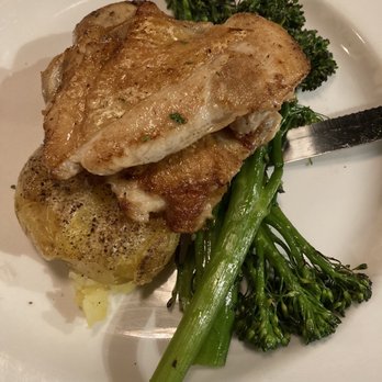 Wheat Penny Oven and Bar - Crispy Brick Chicken Thighs - Yukon potatoes, broccolini. - Pizza Near Me - Dayton, Ohio Wheat Penny Oven and Bar - Crispy Brick Chicken Thighs - Yukon potatoes, broccolini. - Pizza Near Me - Dayton, Ohio