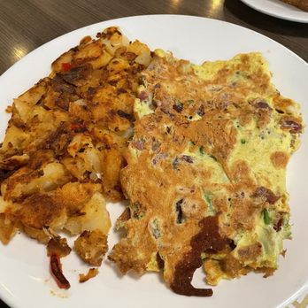 Whiskey Down Diner - Breakfast for dinner: Avocado Omelette with hash browns - Bars Near Me - Farmingdale, New York