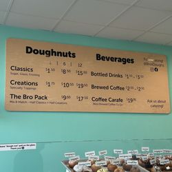 Bro's Doughs - Menu