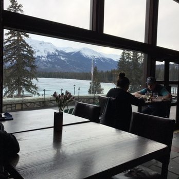 The Emerald Lounge - The view by our table - Lounges Near Me - Jasper, Alberta