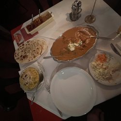 Bombay - Naan, Indian Rice, Masala and leftovers from Paneer pakora