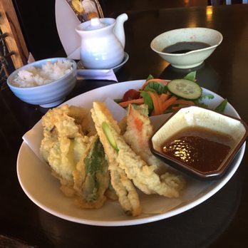 Sakae Sushi - Delicious veggie tempura lunch special - Japanese Near Me - Burlingame, California