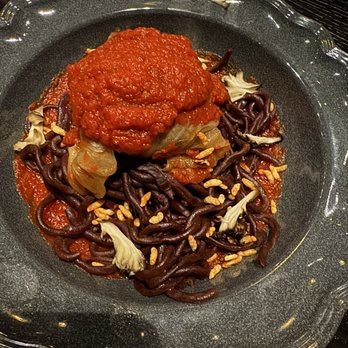 Das Stakehaus - Our Favorite Vegan Familiar's Stuffed Cabbage - the noodles are bad. - Steakhouses Near Me - Orlando, Florida