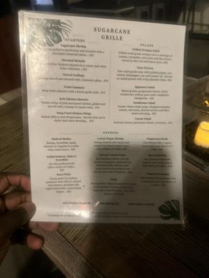 Menu photo 6 Sugarcane Grille Charlotte Amalie, VI